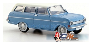 Modelauto 1:87 | Brekina 20354 | Opel Kadett a Blauw / Wit