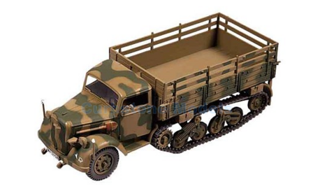 Militair voertuig 1:43 | Atlas EX08 | Opel Mauliter Sd.Kfz. 3,4 Pz German Army Olive / Green 1943
