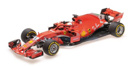 Modelauto 1:18 | BBR Models BBR181805 | Scuderia Ferrari SF71-H 2018 - S.Vettel