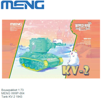 Bouwpakket 1:73 | MENG WWP-004 | Tank KV-2 1943