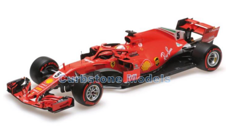 Modelauto 1:18 | BBR Models BBR181815 | Scuderia Ferrari SF71-H 2018 #5 - S.Vettel