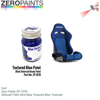 Verf  | Zero Paints ZP-1578 | Airbrush Paint 30ml Blue Textured Blue Textured