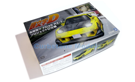 Bouwpakket 1:24 | Aoshima AO05620 | Mazda FD3S RX-7 Project D | Initial D