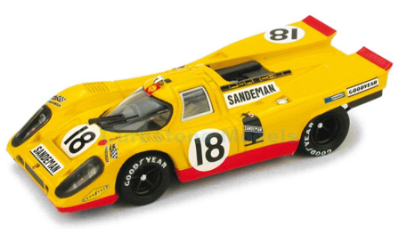 Modelauto 1:43 | Brumm R254 | Porsche 917K | Scuderia David Piper Racing 1970 #18 - G.van Lennep - D.Piper