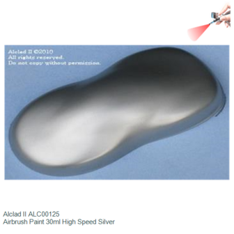  | Alclad II ALC00125 | Airbrush Paint 30ml High Speed Silver
