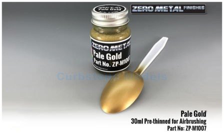  | Zero Paints ZP-M1007 | Airbrush Paint 30ml Pale Gold