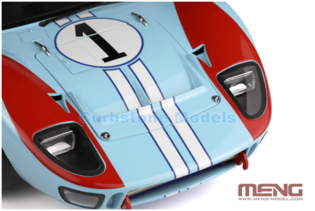 Bouwpakket 1:12 | MENG RS-002 | Ford GT40 Mk.II | Shelby American 1966 #1 - D.Hulme - K.Miles