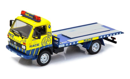 Modelauto 1:43 | Atlas LW04 | Pegaso Recovery Truck Yellow / Blue