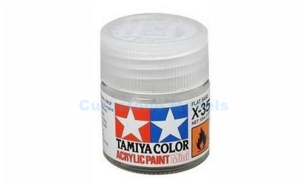  | Tamiya 81535 | Acrylic Paint X35 10ml Bottle Semi Gloss Clear Coat