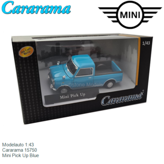 Modelauto 1:43 | Cararama 15750 | Mini Pick Up Blue