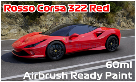  | Zero Paints ZP-1007 322 | Airbrush Paint Set 60ml Rosso Corsa 322