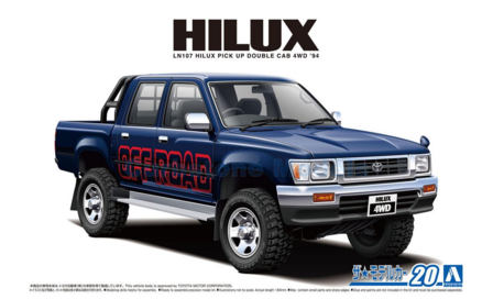 Bouwpakket 1:24 | Aoshima AO06217 | Toyota Hilux Pick Up 1994
