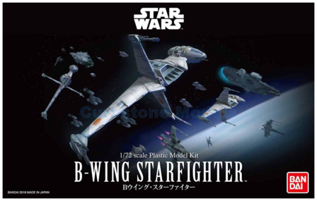 Bouwpakket 1:72 | Bandai 01208 | Star Wars B-Wing Starfighter
