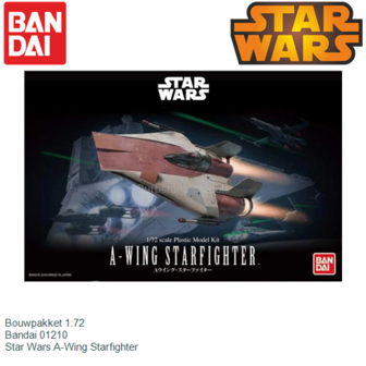 Bouwpakket 1:72 | Bandai 01210 | Star Wars A-Wing Starfighter