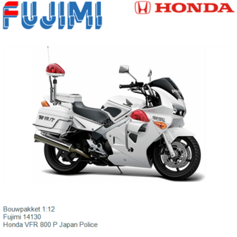 Bouwpakket 1:12 | Fujimi 14130 | Honda VFR 800 P Japan Police
