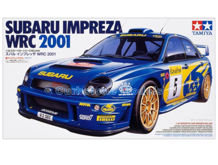 Bouwpakket 1:24 | Tamiya 24240 | Subaru Impreza Blue 2001 #5 - R.Burns - A.Reid