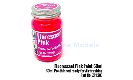  | Zero Paints ZP-1207 | Airbrush Paint 60ml Florescent Pink