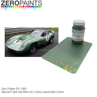  | Zero Paints ZP-1305 | Aibrush Paint Set 60ml AC Cobra Jewel Mist Green