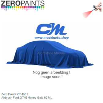  | Zero Paints ZP-1551 | Airbrush Ford GT40 Honey Gold 60 ML