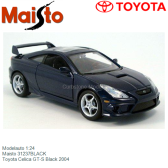 Modelauto 1:24 | Maisto 31237BLACK | Toyota Celica GT-S Black 2004