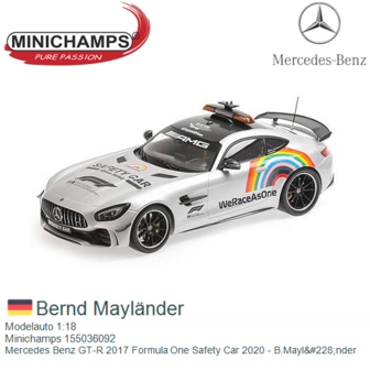 Modelauto 1:18 | Minichamps 155036092 | Mercedes Benz GT-R 2017 Formula One Safety Car 2020 - B.Mayl&amp;#228;nder