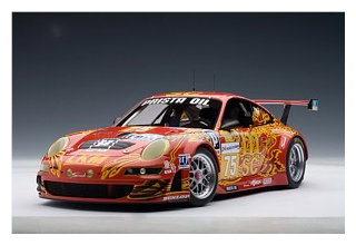 Modelauto 1:18 | Autoart 80972 | Porsche 911 997 GT3 RSR | Asia Racing Team 2009 #75 - F.Hesnault - D.O&#039;Young