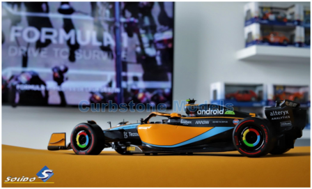 Modelauto 1:18 | Solido 1809102 | McLaren F1 MCL36 2022 #4 - L.Norris