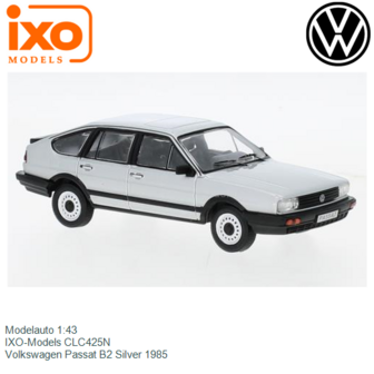 Modelauto 1:43 | IXO-Models CLC425N | Volkswagen Passat B2 Silver 1985