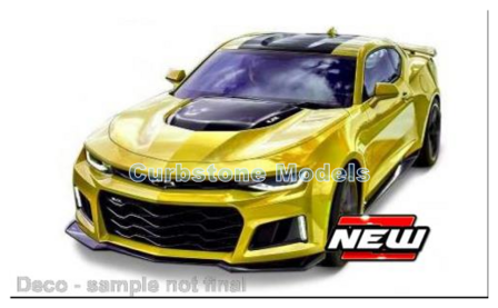 Modelauto 1:24 | Maisto 31512YELLOW | Chevrolet Camaro ZL1 Yellow and Black 2017