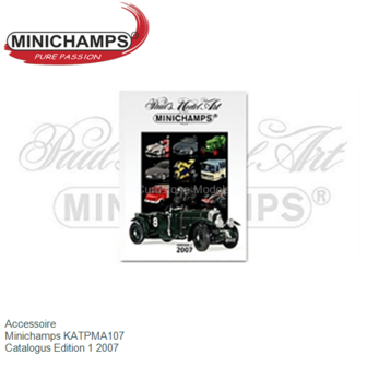Accessoire  | Minichamps KATPMA107 | Catalogus Edition 1 2007