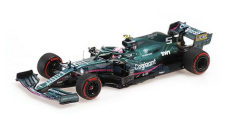Modelauto 1:43 | Minichamps 417210705 | Aston Martin Cognizant F1 Team AMR21 2021 #5 - S.Vettel