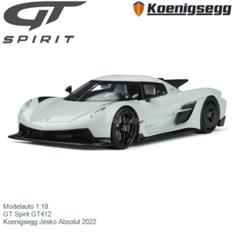 Modelauto 1:18 | GT Spirit GT412 | Koenigsegg Jesko Absolut 2022