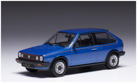Modelauto 1:43 | IXO-Models CLC505N.22 | Volkswagen Polo Coupe GT Metallic Blue 1985