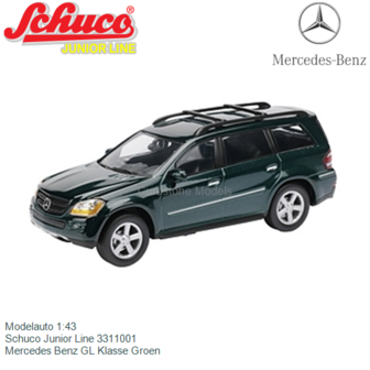 Modelauto 1:43 | Schuco Junior Line 3311001 | Mercedes Benz GL Klasse Groen