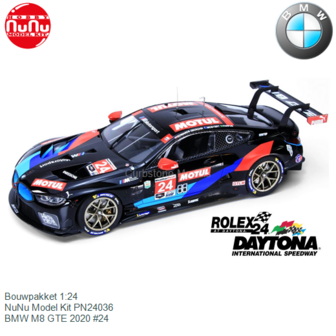 Bouwpakket 1:24 | NuNu Model Kit PN24036 | BMW M8 GTE 2020 #24