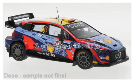 Modelauto 1:43 | IXO-Models RAM869.22 | Hyundai Shell Mobis WRT i20 N Rally1 WRC 2022 #6 - C.Carter - D.Sordo