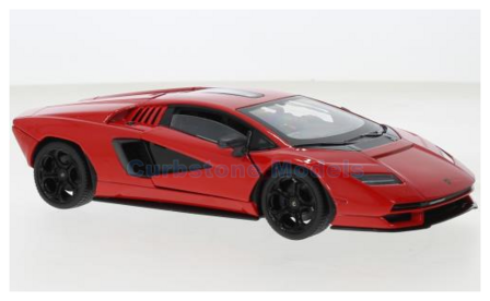 Modelauto 1:24 | Welly 24114W-Red | Lamborghini Countach LPI 800-4 Metallic Red 2021