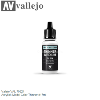  | Vallejo VAL 70524 | Acryllak Model Color Thinner #17ml