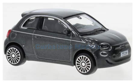 Modelauto 1:43 | Bburago 18-30456GREY | Fiat 500 La Prima Cabrio Metallic Grey 2021
