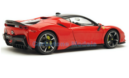 Modelauto 1:18 | Bburago 18-16911R/BK | Ferrari SF90 Stradale Assetti Fiorano Red 2019