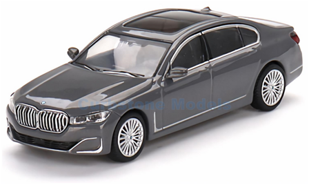 Modelauto 1:64 | MiniGT MGT00515 | BMW 750Li xDrive Bernina Grey Amber Effect