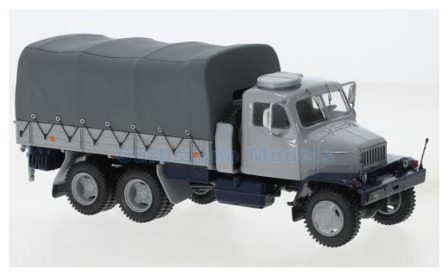 Vrachtwagen 1:43 | IXO-Models TRUD005 | Praga V3S 6WD Grey 1962