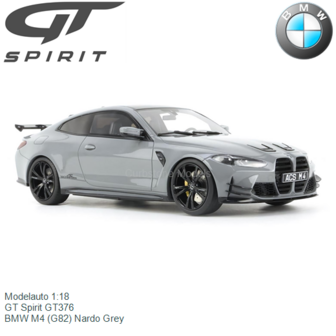 Modelauto 1:18 | GT Spirit GT376 | BMW M4 (G82) Nardo Grey