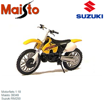 Motorfiets 1:18 | Maisto 39349 | Suzuki RM250