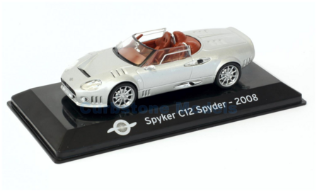 Modelauto 1:43 | Atlas ABSUP041 | Spyker C12 Spyder Zilver