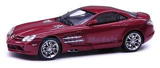 Modelauto 1:43 | Autoart 56123 | Mercedes Benz SLR McLaren Rood metallic