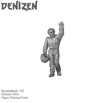 Bouwpakket 1:43 | Denizen RD4 | Figuur Racing Driver