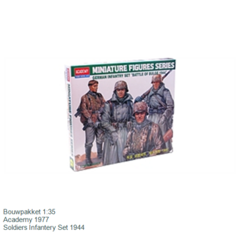 Bouwpakket 1:35 | Academy 1977 | Soldiers Infantery Set 1944