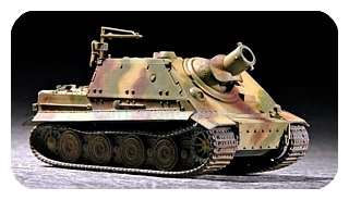 Militair voertuig 1:72 | Trumpeter TR 07247 | Sturm Tiger 38cm R61 Mortar