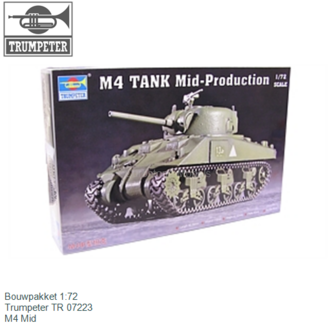 Bouwpakket 1:72 | Trumpeter TR 07223 | M4 Mid